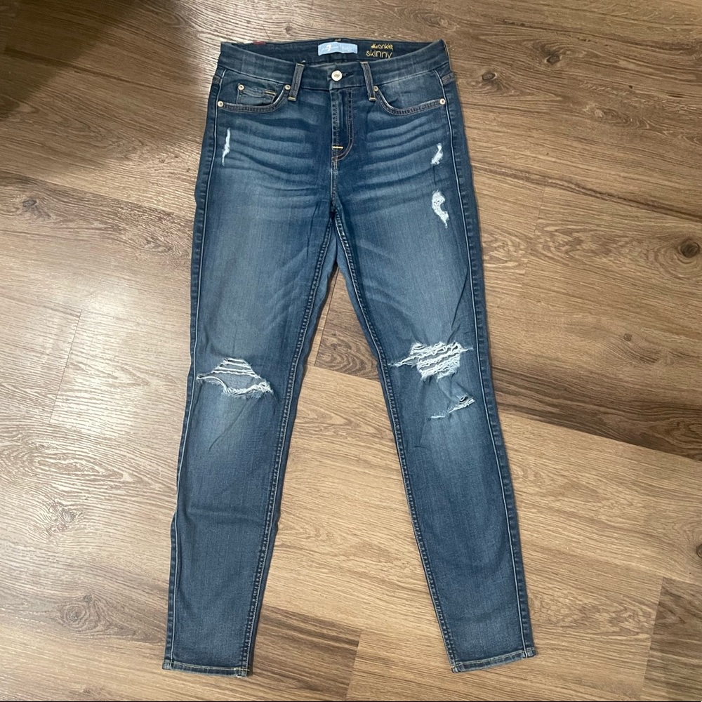 7 for all mankind B(AIR) DENIM ANKLE SKINNY Jeans